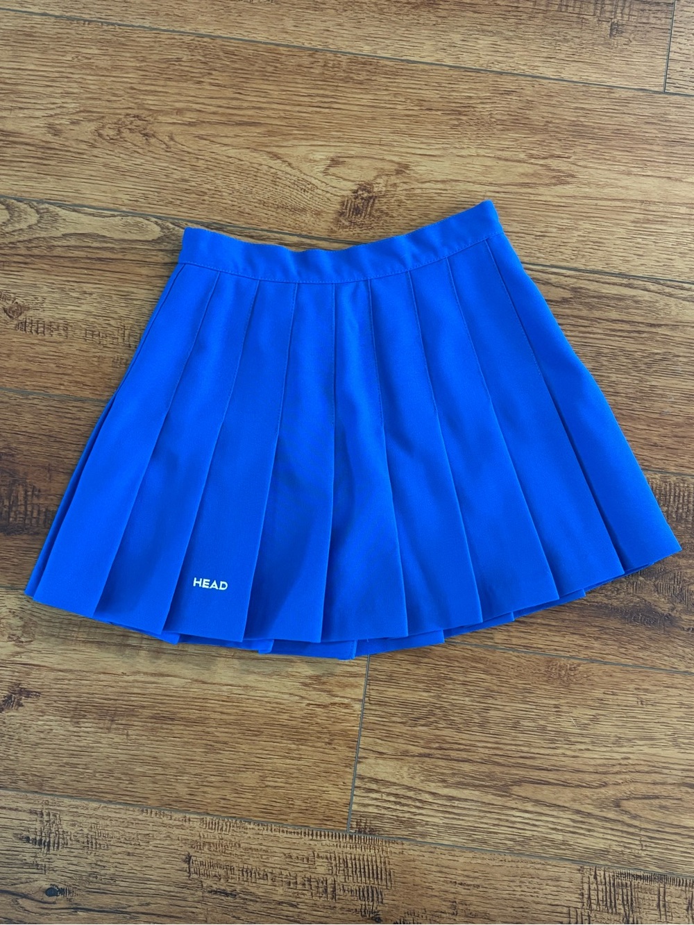 Vintage HEAD Blue Pleated Tennis Skirt Size 4 Made USA Preppy Tenniscore